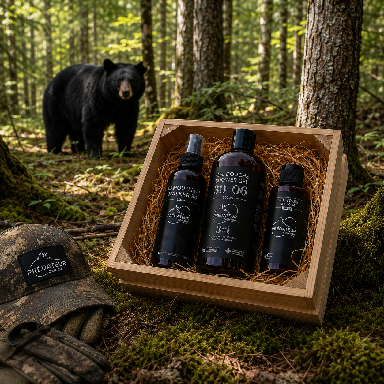 kit chasse a l'ours de Prédateur Canada 